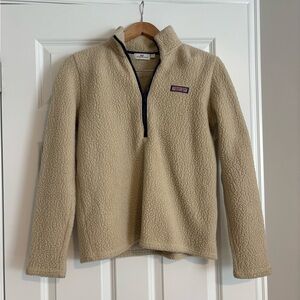 Vineyard Vines Women’s Tan Sherpa Jacket
